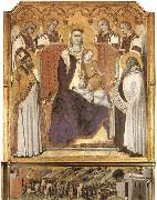 Ambrogio Lorenzetti Madonna with Angels between St Nicholas and Prophet Elisha oil on canvas
